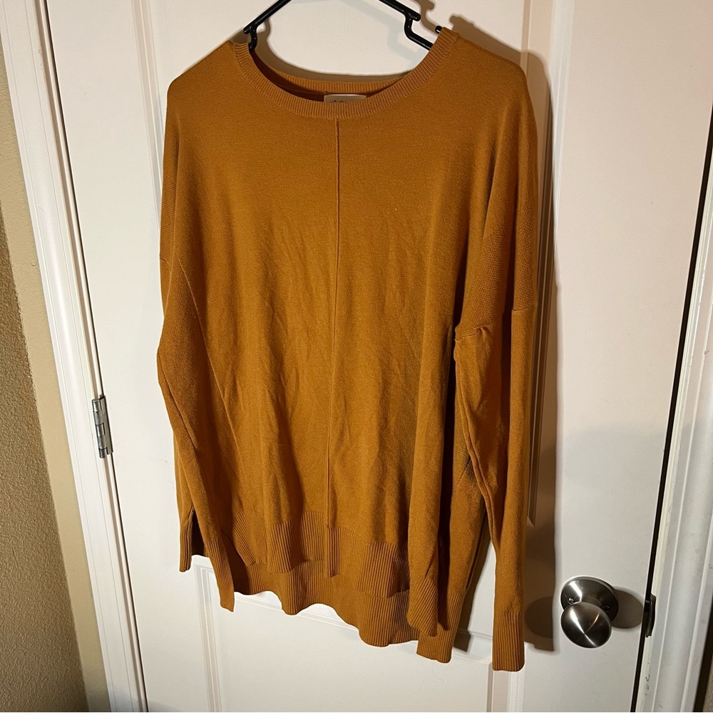 Lucy Avenue Orange Sweater